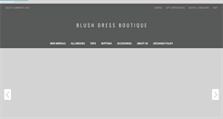 Desktop Screenshot of blushdressboutique.com